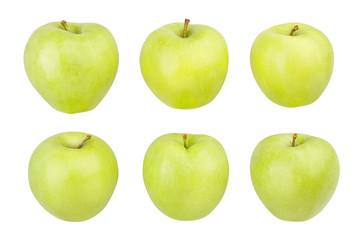 green apple path isolated