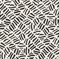 Seamless freehand pattern. Vector abstract rough lines background. Hand drawn strokes.
