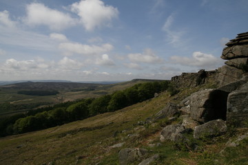 Walking in Peak District, UK