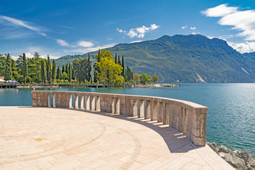 Obraz premium Riva del Garda - lake, Italy