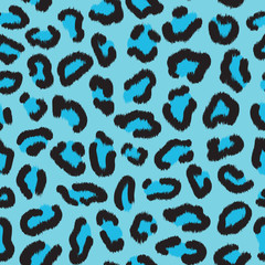 Leopard seamless pattern. Leopard spots. Fashion cheetah print. Popular texture.