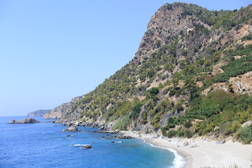 Seascape with beautiful picturesque bay