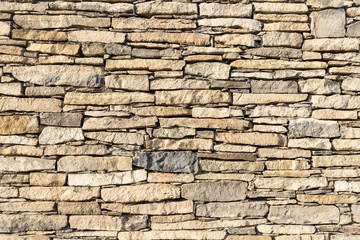 ancient wall made of stones