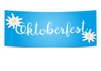 Oktoberfest, dekoratives Schild