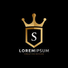 Royal King S Letter Logo