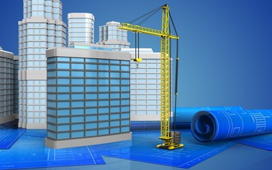 3d of generic building