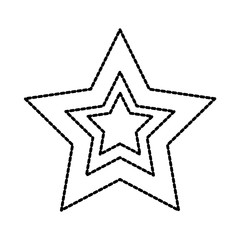 christmas star ornament celebration decoration vector illustration