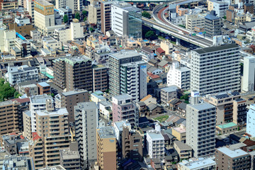 Obraz premium ビル街