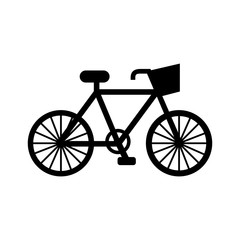 bicycle transport ecology vehicle traditional vector illustration