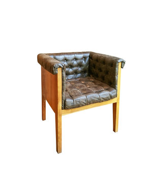 Classical style Armchair sofa couch isolated on a white background