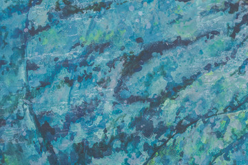 Light and dark blue blobs painted abstract background