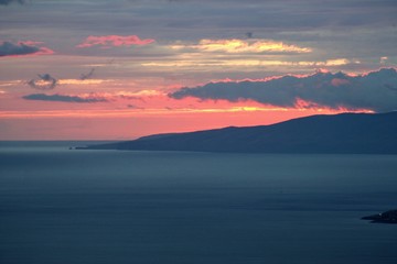 Maui Lights Sunset