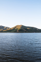 Mountain and lake