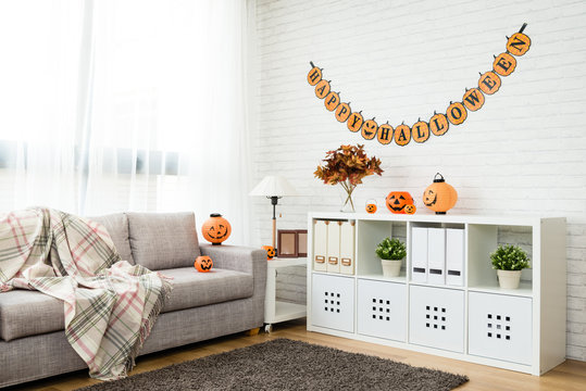 No People Halloween Decoration Living Room