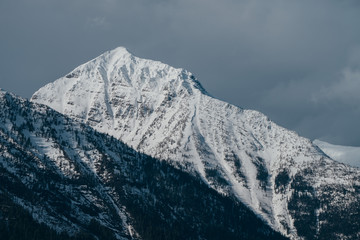 View of snowcapped mountain against sky