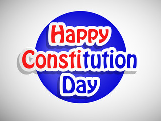 illustration of elements of USA Constitution Day background