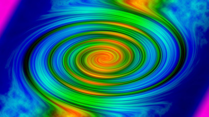 A colorful abstract spiral background image.