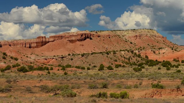 Timelapse of spectacular Navajo sandstone formations along Notom Bullfrog road in Capitol Reef National Park, Utah