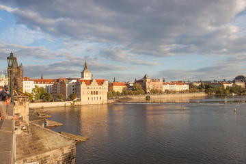 View of Prague From the Charles Bridge