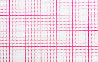 Background, texture, pink graph paper in cage closeup
