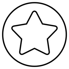 Obraz premium star icon on white background