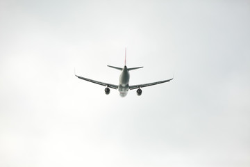 Fototapeta na wymiar passenger plane takes off into the sky