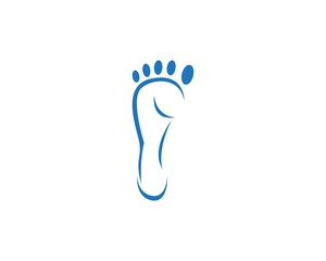 Fototapeta na wymiar Foot Logo