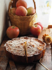tarta de manzana casera y muy rica