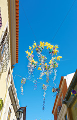 Street decorations in Setubal