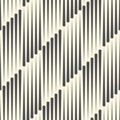 Seamless Vertical Stripe Background. Minimal Black and White Pattern