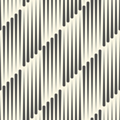 Seamless Vertical Stripe Background. Minimal Black and White Pattern
