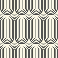 Minimal Stripe Graphic Design. Seamless Disco Pattern