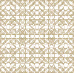 Black vector seamless wavy line pattern