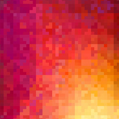 Abstract colorful background of squares. Geometric texture. Halftone effect