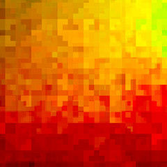 Abstract colorful background of squares. Geometric texture. Halftone effect