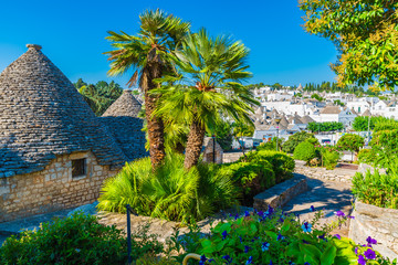 Trulli village in Alberobello city, Apulia, Italy.