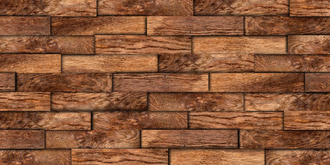 Naklejki  stary dąb drewniane drewno palnks ściana tekstura tło / drewno dębowe tekstura brązowy naturalny rustykalny tło licowe