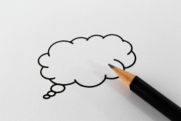 An concept image of a speech bubble
