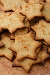 Gingerbread cookie with sugar