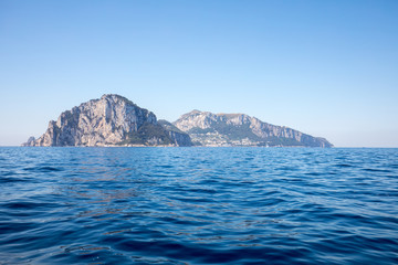 The Island of Capri is a very picturesque, luxuriant and extraordinary location in Italy famous for its high rocks.