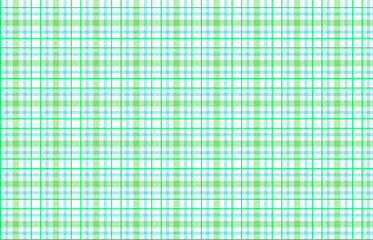 Seamless plaid background in blue and green