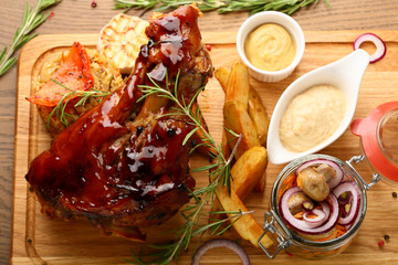Pork with sauce
