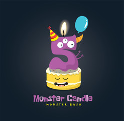 Monster Cartoon numbers