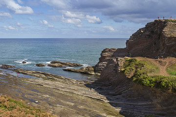 Fototapeta na wymiar Zumaia coast
