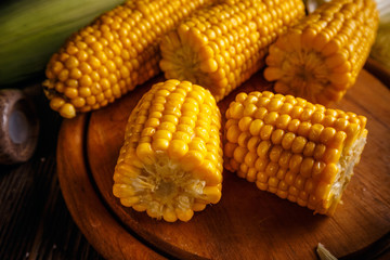 Sweet boiled corn