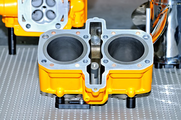 Fototapeta premium Part of the industrial mechanism