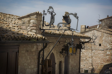 Fototapeta na wymiar Assisi Home Rooftop 060 Italy