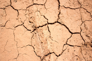 Dry land, Ground caused by drought.