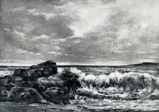 The Wave (Gustave Courbet, ca. 1870)