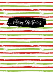 Merry Christmas greeting card, sketchbook cover